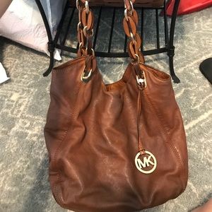 Authentic Michael Kor’s brown leather purse